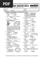 UTS Bahasa Inggris Semester 1 2017 - Kelas 5