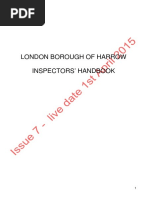 Harrow Inspectors Handbook Issue 7