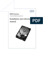 Installation and Reference Manual: IBM Deskstar