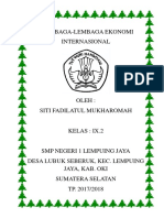 LEMBAGA-lembaga Ekonomi Internasional