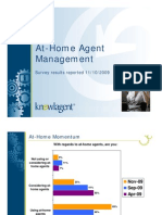 At Home Agent Management Survey Results