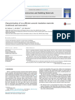 Characterization of Eco-Efficient Acoustic Insulation Materials