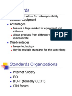 Standards: Required To Allow For Interoperability Between Equipment Advantages