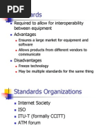 Standards: Required To Allow For Interoperability Between Equipment Advantages