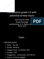 Combustio Grade I-II With Potential Airway Injury