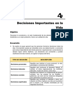 Dinámica - 4 Decisiones Importantes en La Vida PDF