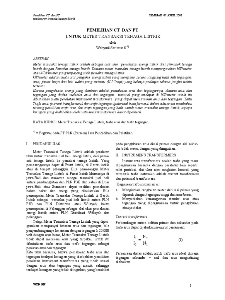 Pemilihan CT Dan PT PDF | PDF | Komputer
