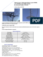 Antena - Helicoidal - 12 Voltas