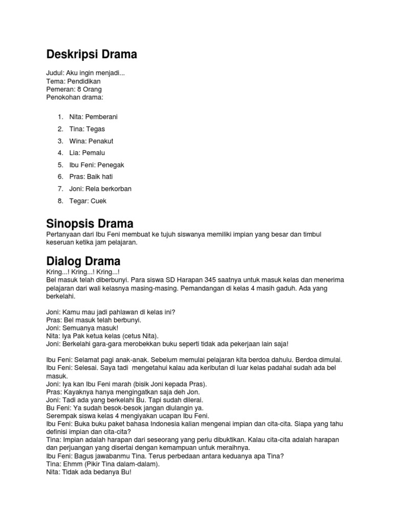 Dialog Drama 7 Orang Pdf