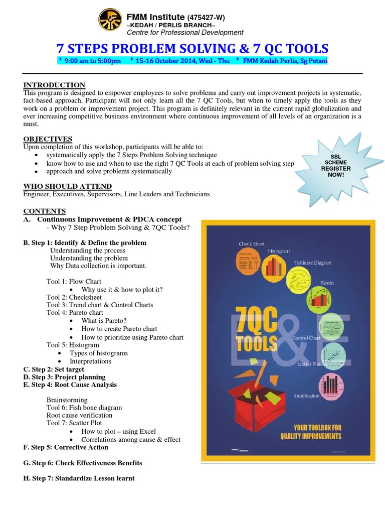 7 Steps Problem Solving Workshop | PDF | Cheque | Business