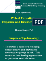 Web of Causation Exposure and Disease Outcomes: Thomas Songer, PHD