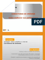 CORRETORES -como Melhorar o Relacionamento/Performance