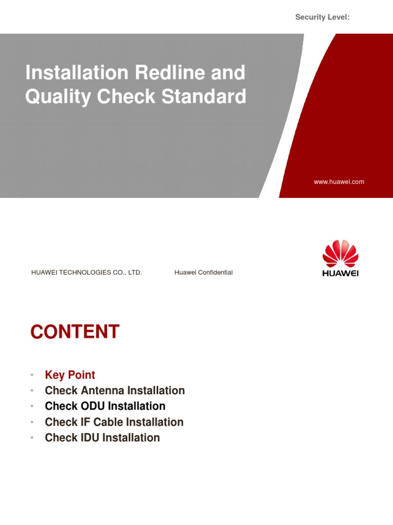 Key Points for Equipment Installation | PDF | Electrical Connector | Screw