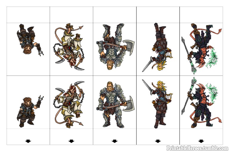 PrintableHeroes Heroes Set 03 | PDF