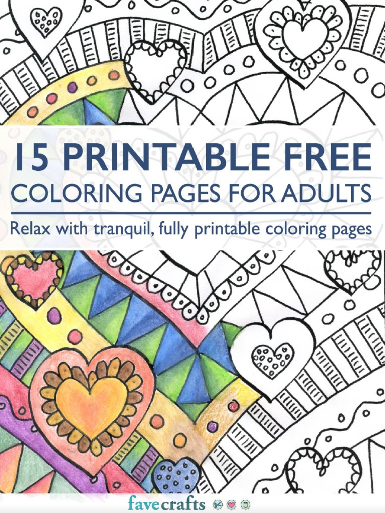 50+ Adult Coloring Book Pages (Free and Printable!)