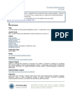 Content Validity of Manual Spinal Palpatory Exams - A Systematic Review