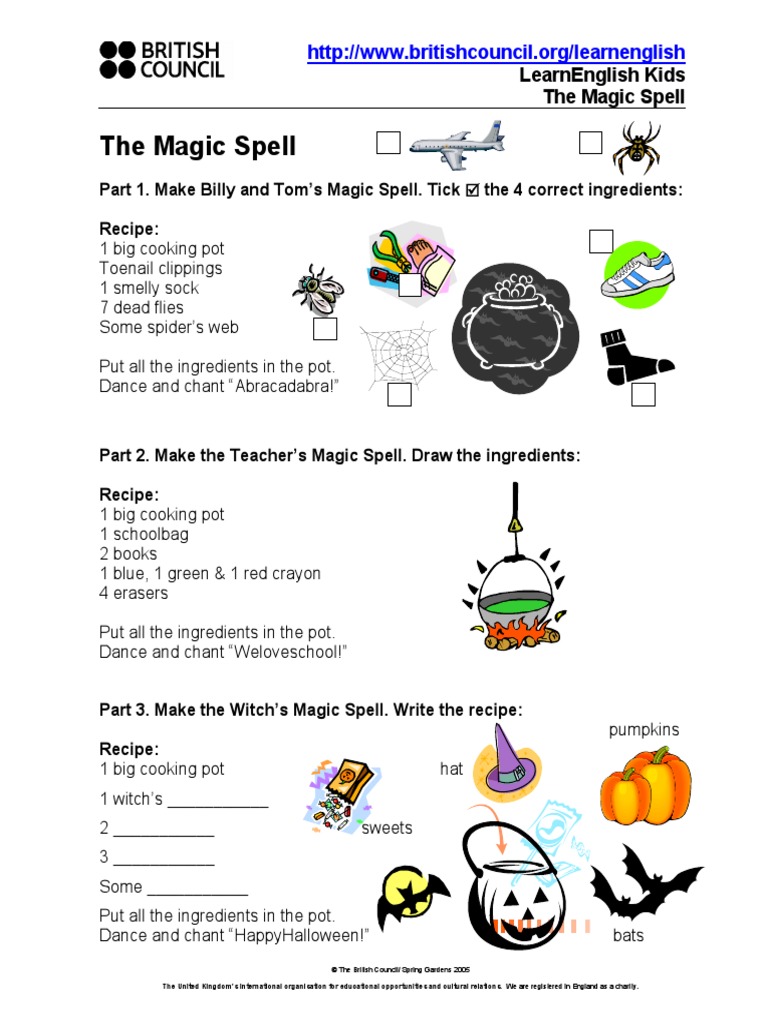 What Is A Spell For Kids? _ Vocabulary Words – KEVEYD