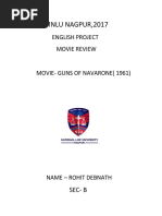 Mnlu Nagpur, 2017: English Project Movie Review