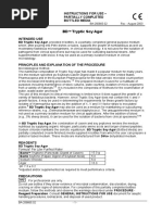 Tryptic Soy Agar: Instructions For Use - Partially Completed Bottled Media