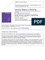 Using Thematic Analysis in Psychology PDF