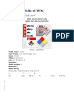 MSDS Asam Sulfat