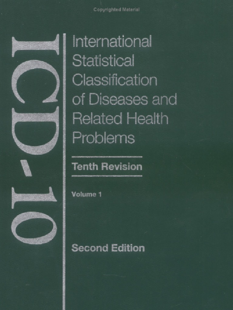 ICD10 Volume 1 Tabular List Childbirth International Statistical