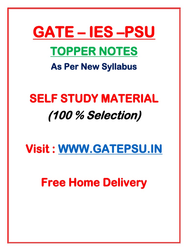 GATE General Aptitude Syllabus Overview | PDF | Thermometer | Mercury ...