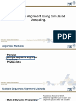 Sequence Alignment Using Simulated Annealing.: Hazırlayan: Samet DEMİR, M.Gökçe BEKAROGLU