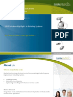 Welcome To Manley Solutions: 2012 Solution Highlight: in Building Systems