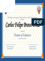 Diplomas Premio Al Esfuerzo
