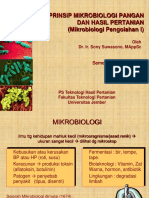 Prinsip Mikrobiologi Pangan 2016 PDF