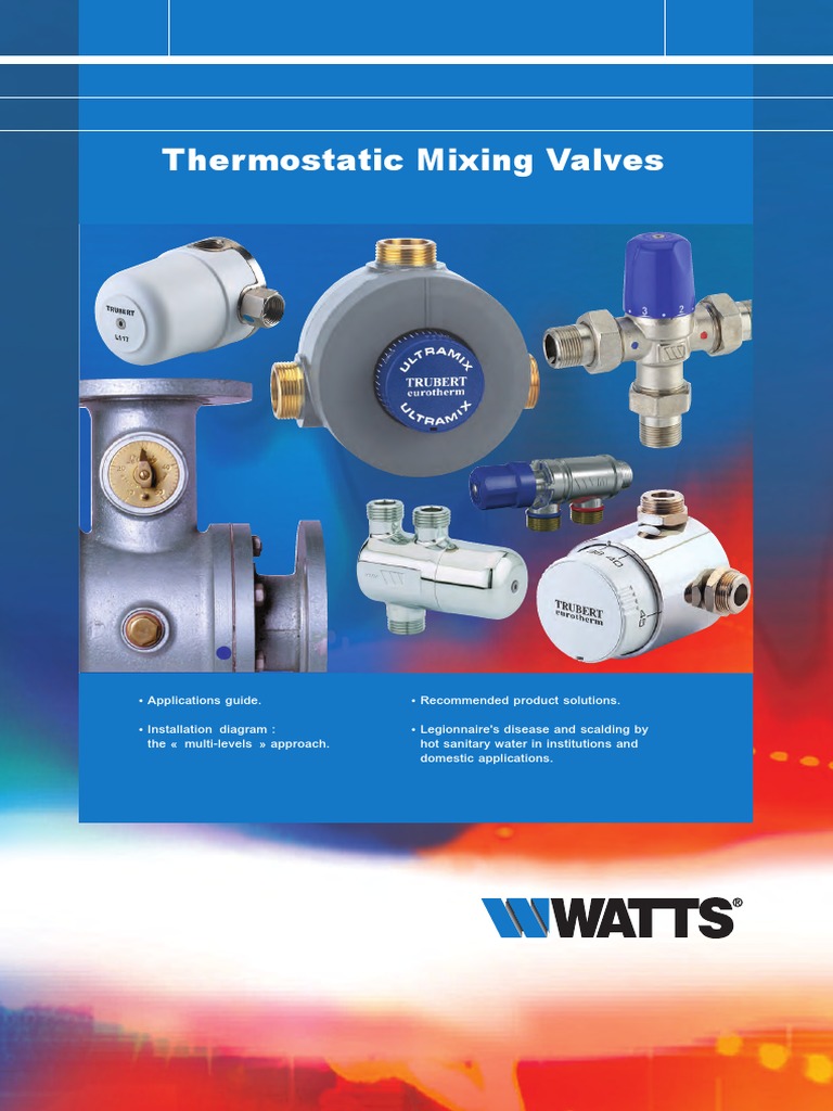 Thermostatic Mixing Valves type operation.pdf Water Heating Valve