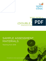 Wjec Gcse Science Double Sams From 2016 e