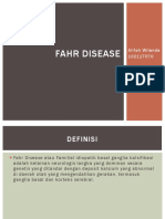 Presentasi Fahr Disease