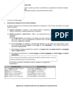 Pero, El Valor de La Anteposición o Proposición Del Adjetivo Depende Muchas Veces de La Intención Del Hablante Que de Criterios Objetivos