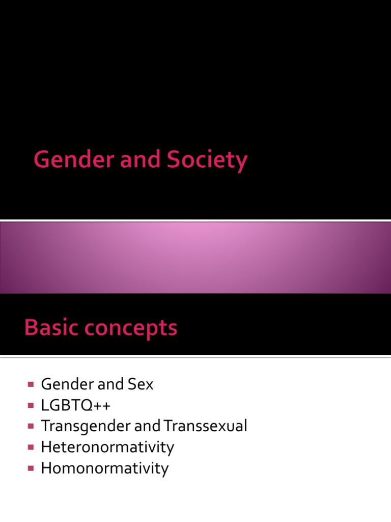 Understanding Gender and Sexuality Spectrum | PDF | Gender Role ...