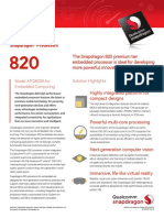 Snapdragon 820 For Embedded Product Brief