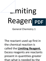 Limiting Reagents: General Chemistry 1