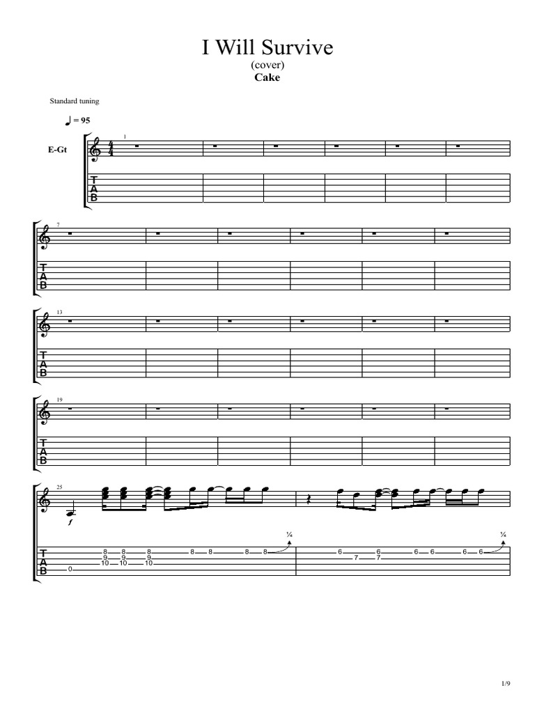 Cake I Will Survive Download Free PDF Leisure