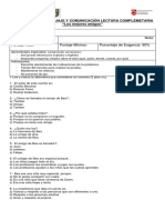 Evaluacion Lectura Complementaria Los Mejores Amigos