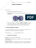 Tema II. Crecimiento Microbiano