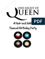 Queen Themed Birthday Party Custom Party Package