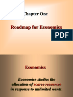 Chapter One: Roadmap For Economics