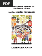 Livro CIFRAS SMP Paroquia NS Rosario Fatima