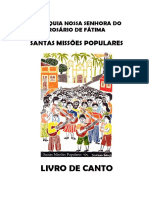 Livro CIFRAS SMP Paroquia NS Rosario Fatima