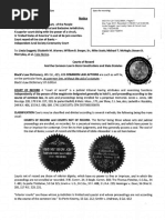 Notice to settle and Writ of Ponendis In Assisis