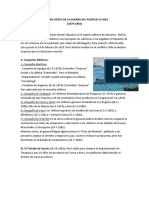 Guerra del Pacífico: resumen de la guerra entre Chile, Perú y Bolivia