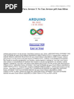 Download Arduino Para Jovenes Y No Tan Jovenes by Silvia Acua SN365080572 doc pdf