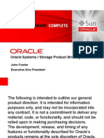 Oracle Systems Strategy Update Fowler