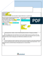 Bachelor of Education: Opening (Warmer Activity + Teacher Introduction/demonstration of Small Group Activities)